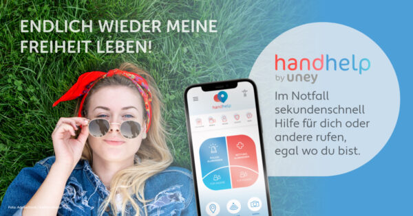 Mobiler Notfall Knopf mit Notruf App